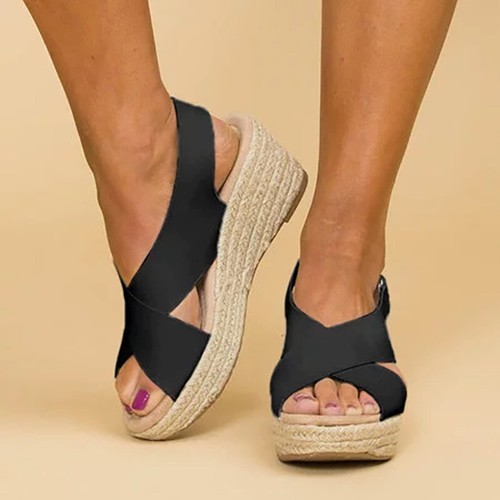 Damen sandalen plateau schuhe - sandalen,