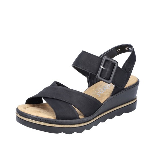 Rieker sandale schwarz - sandale,