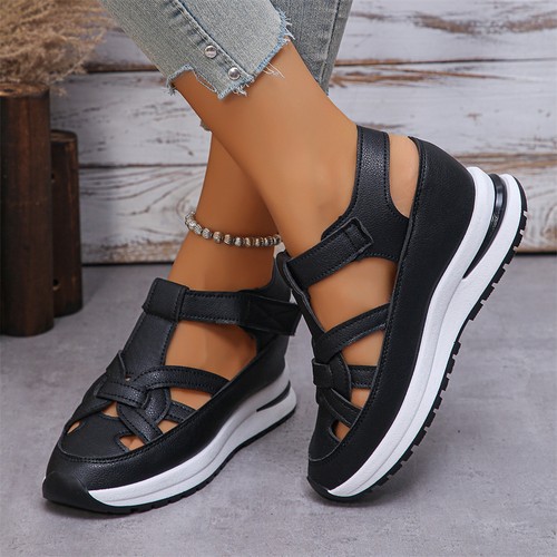 Damen sandalen keilabsatz - sandalen,