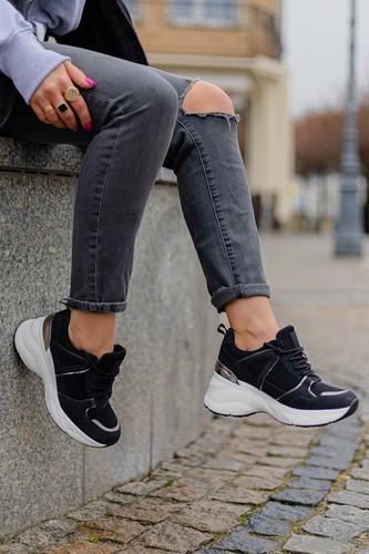 Keilabsatz damen sneaker - keilabsatz,