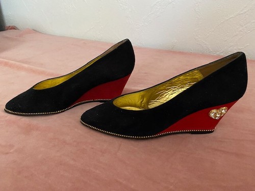 Vintage wildleder schuhe - wildleder,
